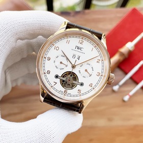 IWC Schaffhausen, портфель «Португалия», часы с турбийоном и боль
