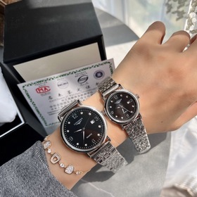 Новейшие часы Longines для пар. Оригинальный импортный кварцевый 