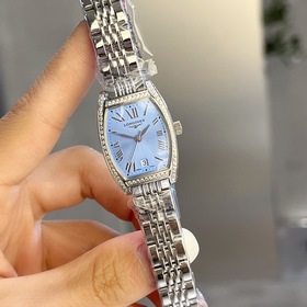 Новый ромбовидный циферблат цвета «ледяной голубой Серия Longines