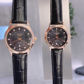 Лонгин - LONGINES Пара часов  Оригинальный импортный кварцевый м