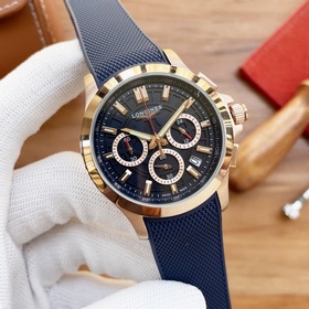 Longines - шестистрелочный мужской хронограф с кварцевым механизм