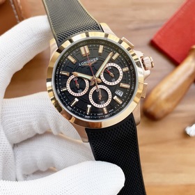 Longines - шестистрелочный мужской хронограф с кварцевым механизм