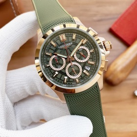 Longines - шестистрелочный мужской хронограф с кварцевым механизм