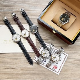 Элегантные мужские часы Longines с классическим двухстрелочным ме