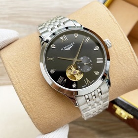 Элегантные мужские часы Longines с классическим двухстрелочным ме