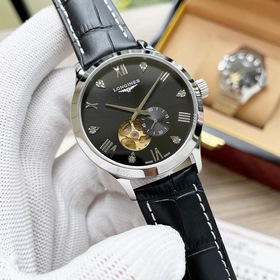 Элегантные мужские часы Longines с классическим двухстрелочным ме