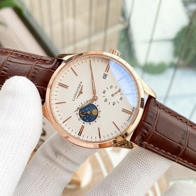 Лонгин - LONGINES - Элитные мужские часы с классическим многофунк