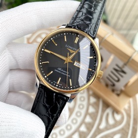 Лонгин - LONGINES Элитные мужские часы. Классический дизайн с тре