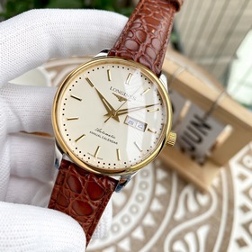 Лонгин - LONGINES Элитные мужские часы. Классический дизайн с тре