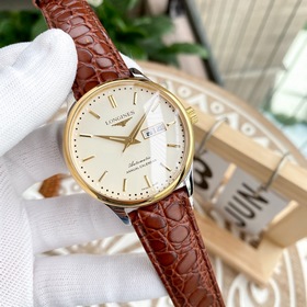 Лонгин - LONGINES Элитные мужские часы. Классический дизайн с тре