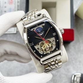 Элегантные мужские часы Longines с впечатляющим ажурным дизайном,