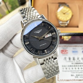 Элегантные мужские часы Longines, классический дизайн с тремя стр