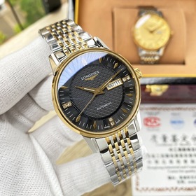 Элегантные мужские часы Longines, классический дизайн с тремя стр