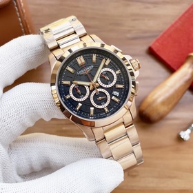 Longines - шестистрелочный мужской хронограф с кварцевым механизм