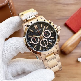 Longines - шестистрелочный мужской хронограф с кварцевым механизм