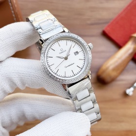 Omega - OMEGA  Женские часы  Импортный кварцевый механизм Корп