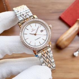 Omega - OMEGA  Женские часы  Импортный кварцевый механизм Корп