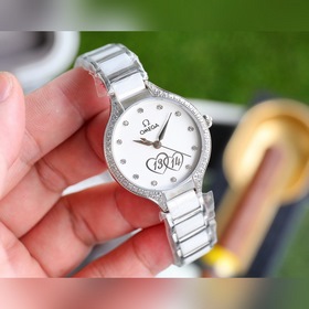 Женские часы Omega из керамики Безупречное качество, не поддающе