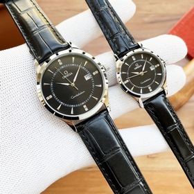 Часы Omega для пар  Оригинальный импортный кварцевый механизм М