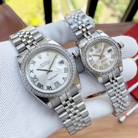 Серия Rolex Datejust, парные часы для влюбленных, швейцарский мех