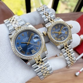 Серия Rolex Datejust, парные часы для влюбленных, швейцарский мех