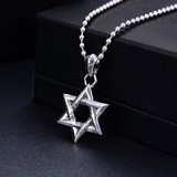 Популярная модель Chrome Hearts, шестиконечная подвеска, для пар.