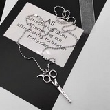Chrome Hearts Chrome Hearts Крест-ножницы, индивидуальный кулон, поступил в прод