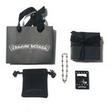 Chrome Hearts Кросс-браслет с застежкой. Двойная застежка, полностью идентичная 