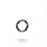 Chrome Hearts Браслет из черного янтаря Браслет из черного янтаря с крестом и бу