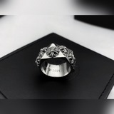 Кольцо Chrome Hearts с крестом, вес 24,5 г, размер 6–11.