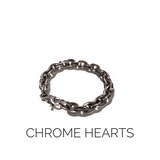 Chrome Hearts грубый браслет Paperchain из чистого серебра 925 пробы.