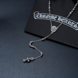 Chrome Hearts индивидуальный крест с круглым кулоном, летний комплект украшений 