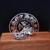 Chrome Hearts Chrome Hearts классическое кольцо с бриллиантами в форме креста и 