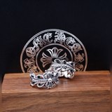 Chrome Hearts Chrome Hearts классическое кольцо с бриллиантами в форме креста и 