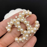 Брошь CHANEL с бриллиантами и жемчужинами, высокое качество, материал, идентичны