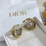 Dior Диор Новые винтажные серьги с бриллиантами. Тонкая работа. Элегантный стиль