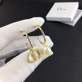 Dior CD буква серьги в виде пуссетов. Уникальный дизайн, действительно очень кра