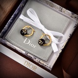 Dior Новые серьги-гвоздики с золотыми буквами JADIOR; качество, соответствующее 