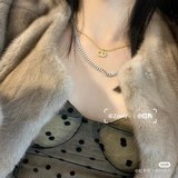 Dior Диор Новая модель Подиумная модель Популярная серия для отпуска CD-цепочка 