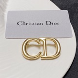 Брошь Dior CD из латуни, идентичная той, что представлена в магазине. Высококаче