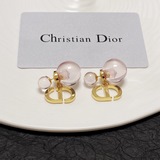 Dior CD прозрачные серьги-гвоздики, такие же, как у многих знаменитостей. Просты