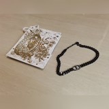 Dior Популярный новый черный CD-кулон в форме свиного носа, полностью инкрустиро