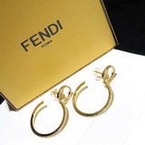 FENDI Серьги с бриллиантами, высококачественные, эксклюзивные, популярная новинк