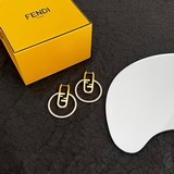Новые серьги FENDI. Высококачественные, эксклюзивные, популярные, лаконичные и э