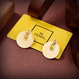 FENDI Сережки с логотипом, высококачественные, изготовленные на заказ, популярна