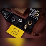 FENDI Fendi Сережки с логотипом Высококачественный дизайн Новинка Простой и элег
