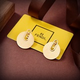 FENDI Сережки с логотипом, высококачественные, изготовленные на заказ, популярна