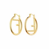 Роскошные серьги Fendi. Серьги-гвоздики с бриллиантами. Популярная модель. Лучше