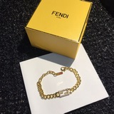 【Fendi】 Браслет Fendi F Элитный дизайн Популярная новинка Несимметричные серьги 