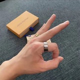 Lv (один) новый классический подержанный комплект из четырех колец с гладкой пов
